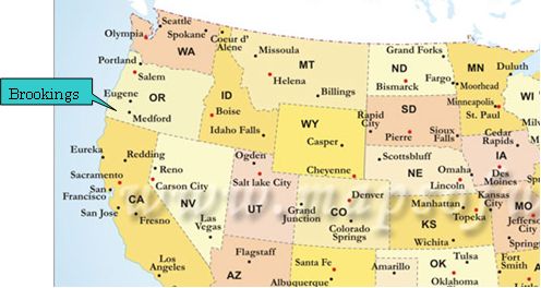 Brookings Map